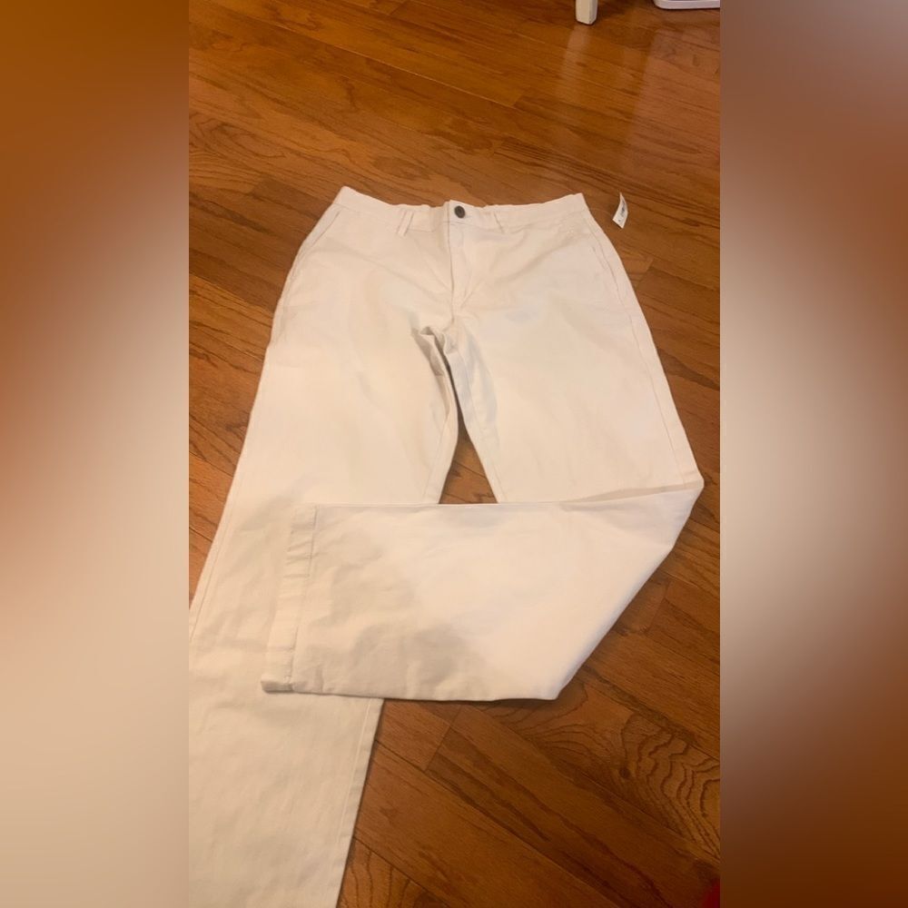 Goodthreads 32/36 straight leg white/very light cream chino pants
